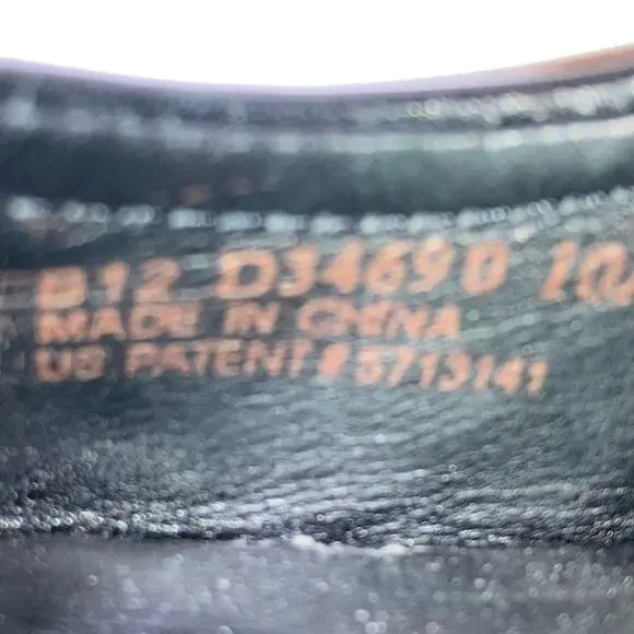 COLE HAAN Black Talia Leather Wedge 10 AA.  Great Used Condition - Picture 9 of 10